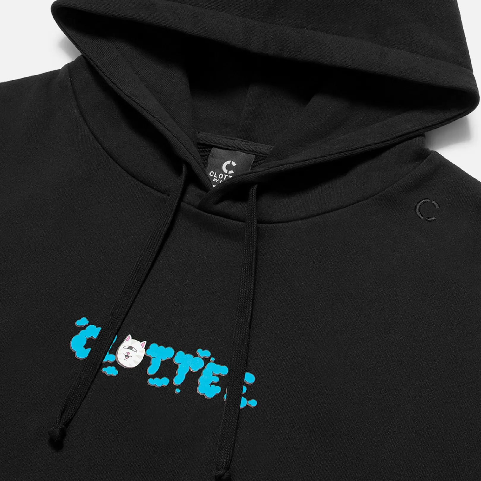 clottee_clouds_hoodie_black_3-1.webp Clottee Clouds Hoodie (Black)<Ripndip Store