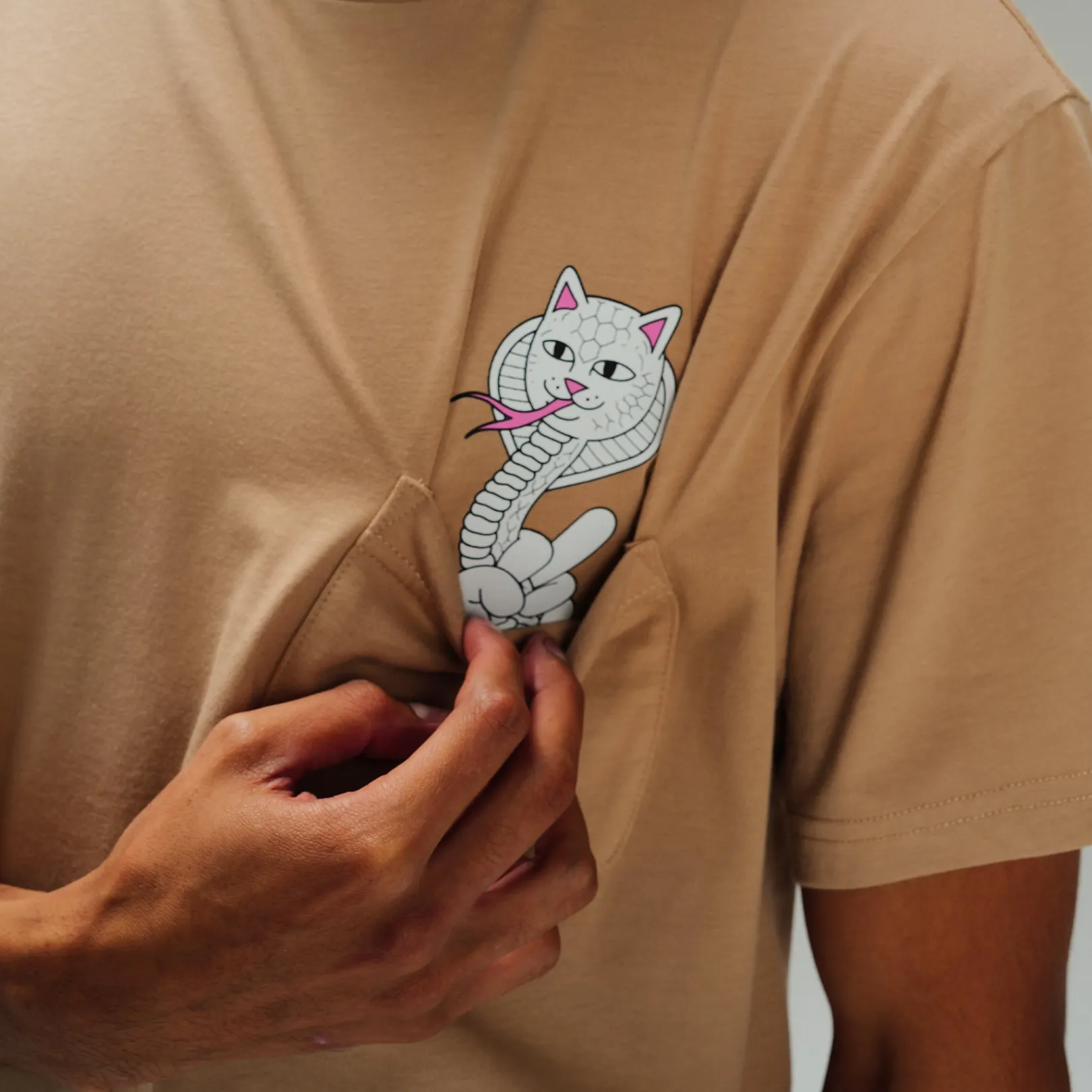 cobra_nerm_pocket_tee_almond_2-1.webp Cobra Nerm Pocket Tee (Almond)<Ripndip Best