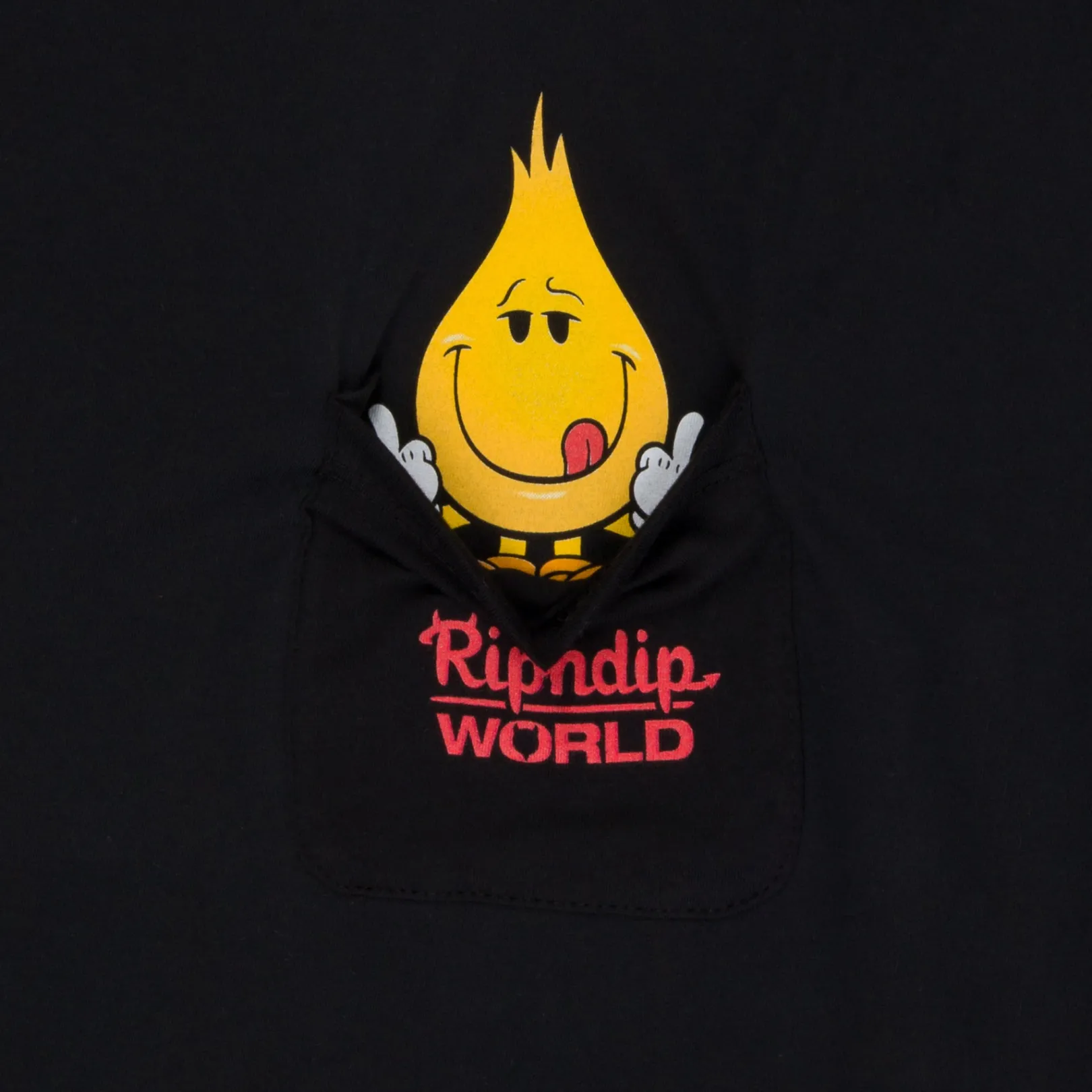F U Flameboy Pocket Tee (Vintage Black)<Ripndip Hot