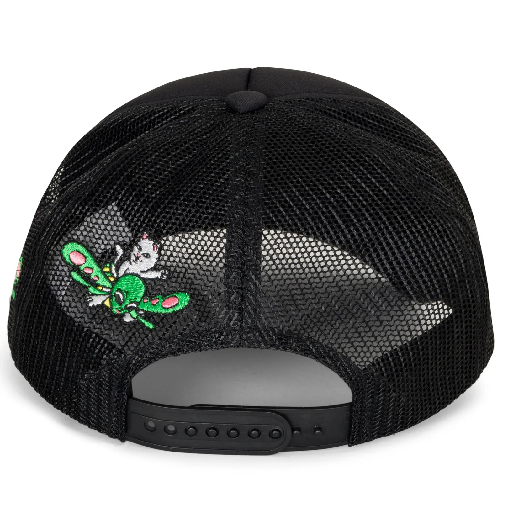 fly_away_trucker_hat_black_3-1.webp Fly Away Trucker Hat (Black)<Ripndip Store