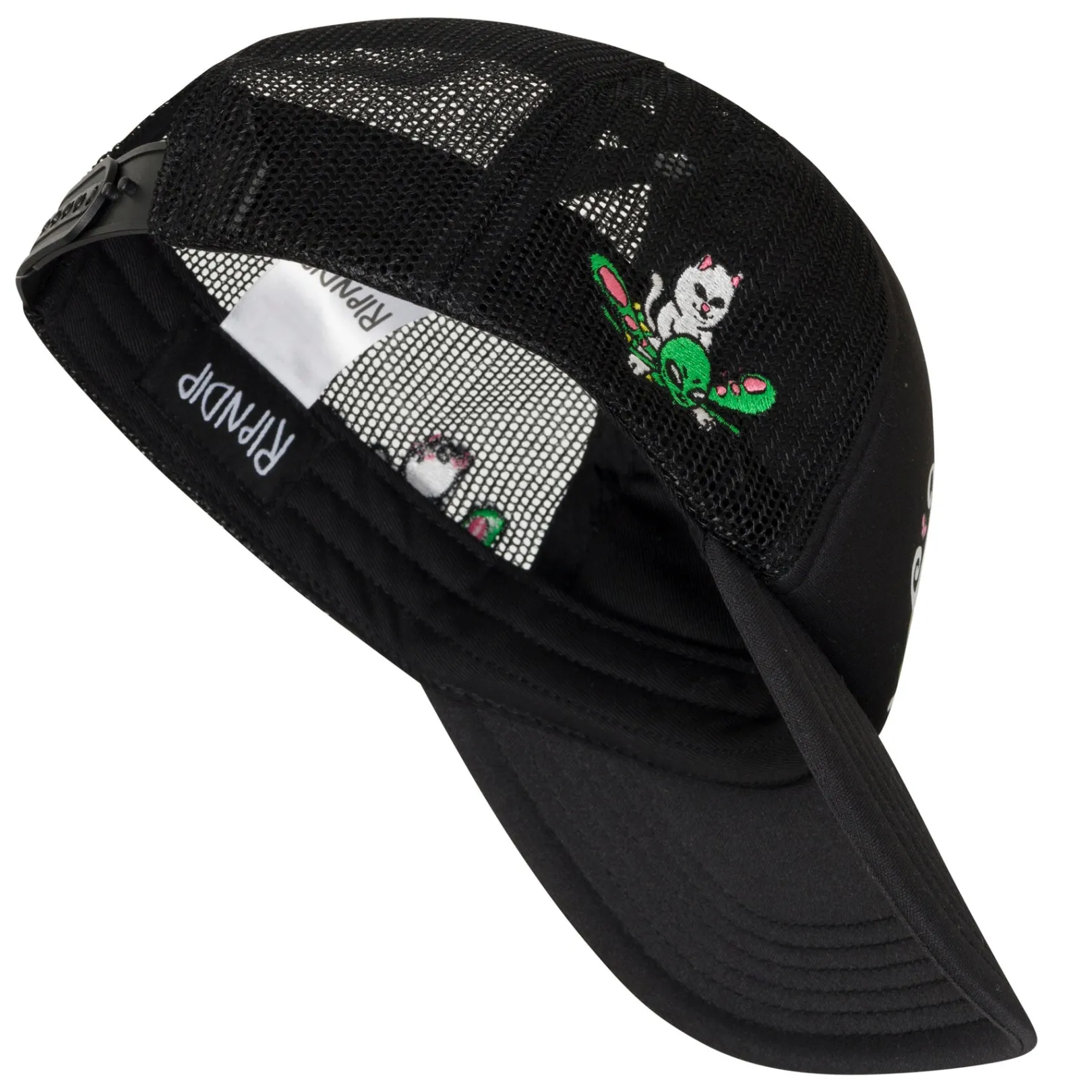 fly_away_trucker_hat_black_5-1.webp Fly Away Trucker Hat (Black)<Ripndip Store