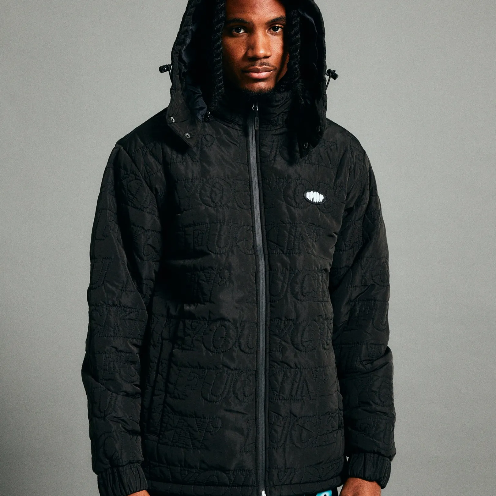 Fuckin Fuck Puffer Jacket (Black)<Ripndip New