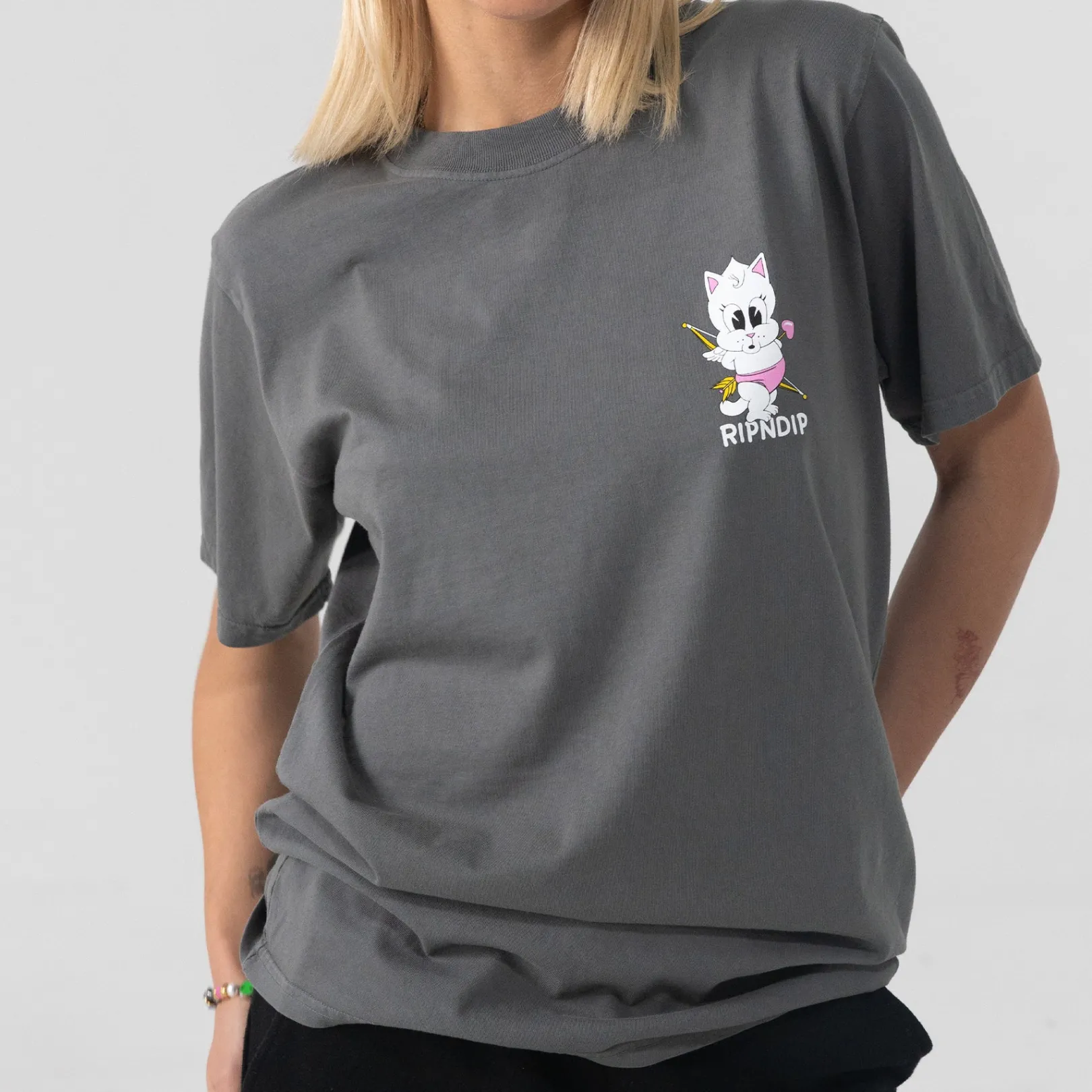 ILY Tee (Charcoal)<Ripndip Outlet