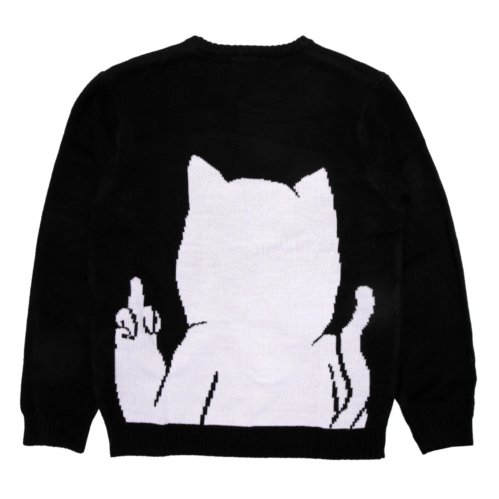 lord_nermal_flippy_knitty_sweater_black_5-1.webp Lord Nermal Flippy Knitty Sweater (Black)<Ripndip Best Sale
