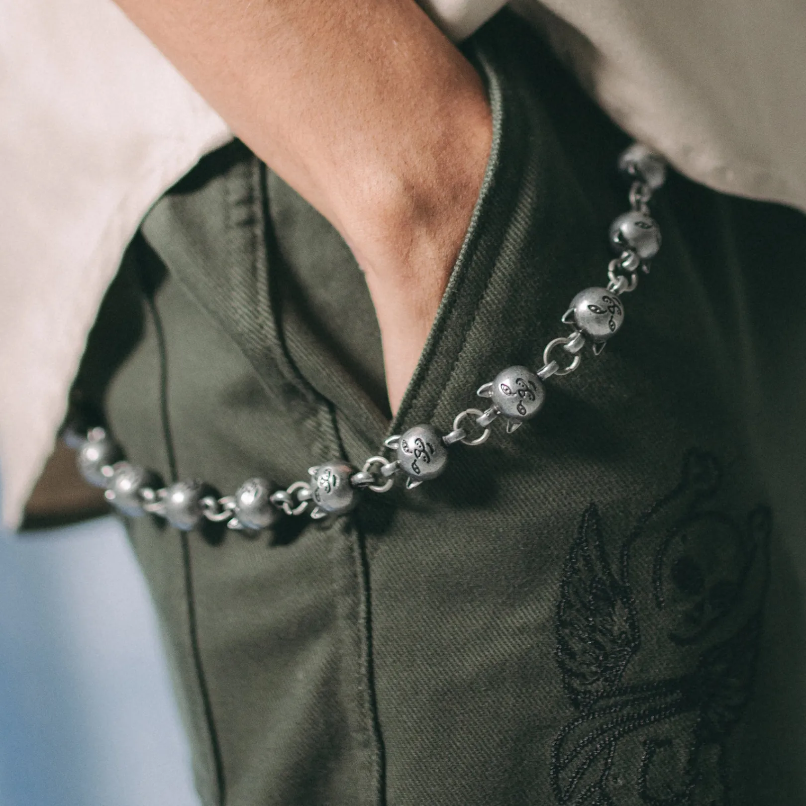 Lord Nermal Wallet Chain (Silver)<Ripndip Clearance