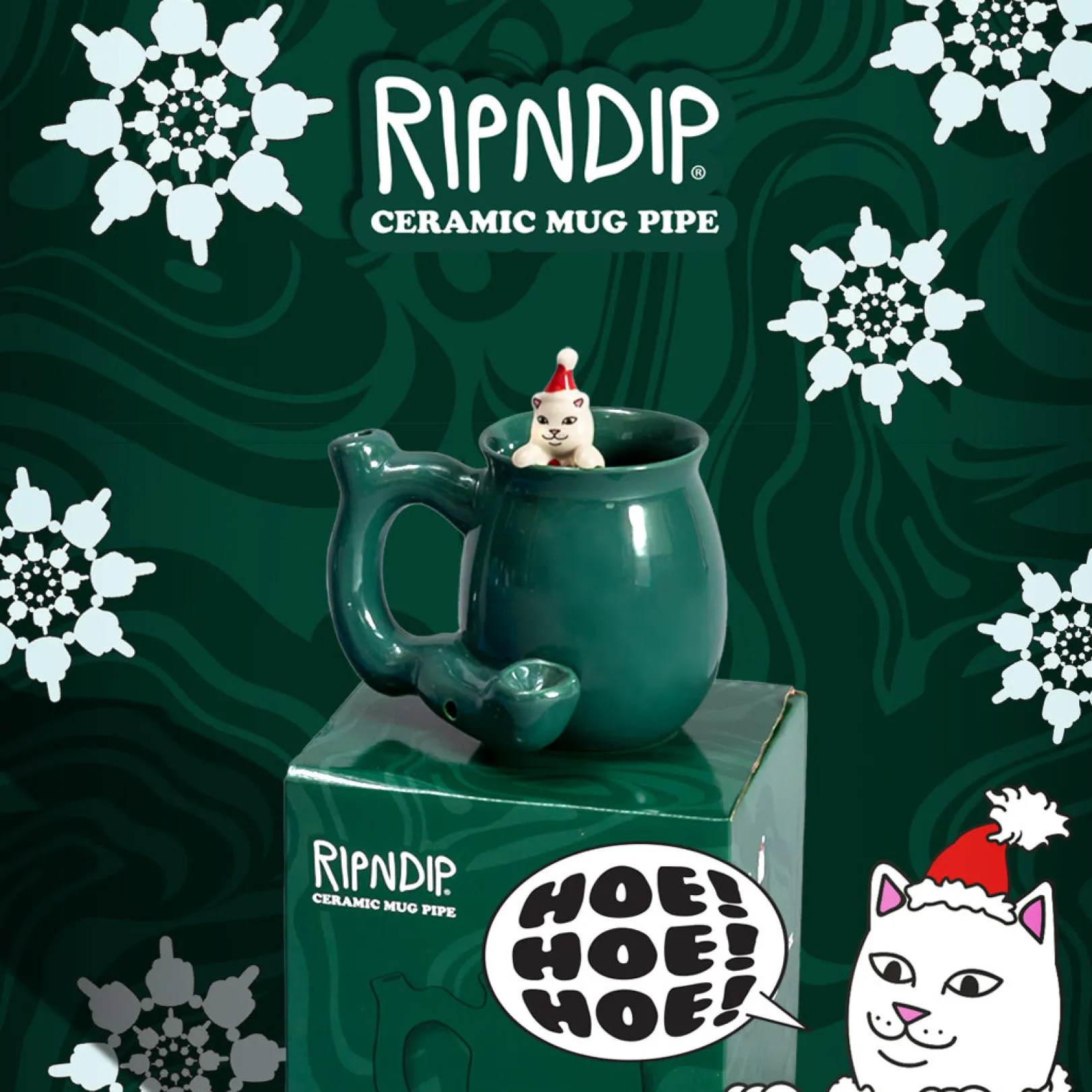 Lord Santa Wake And Bake Mug (Pine)<Ripndip Shop