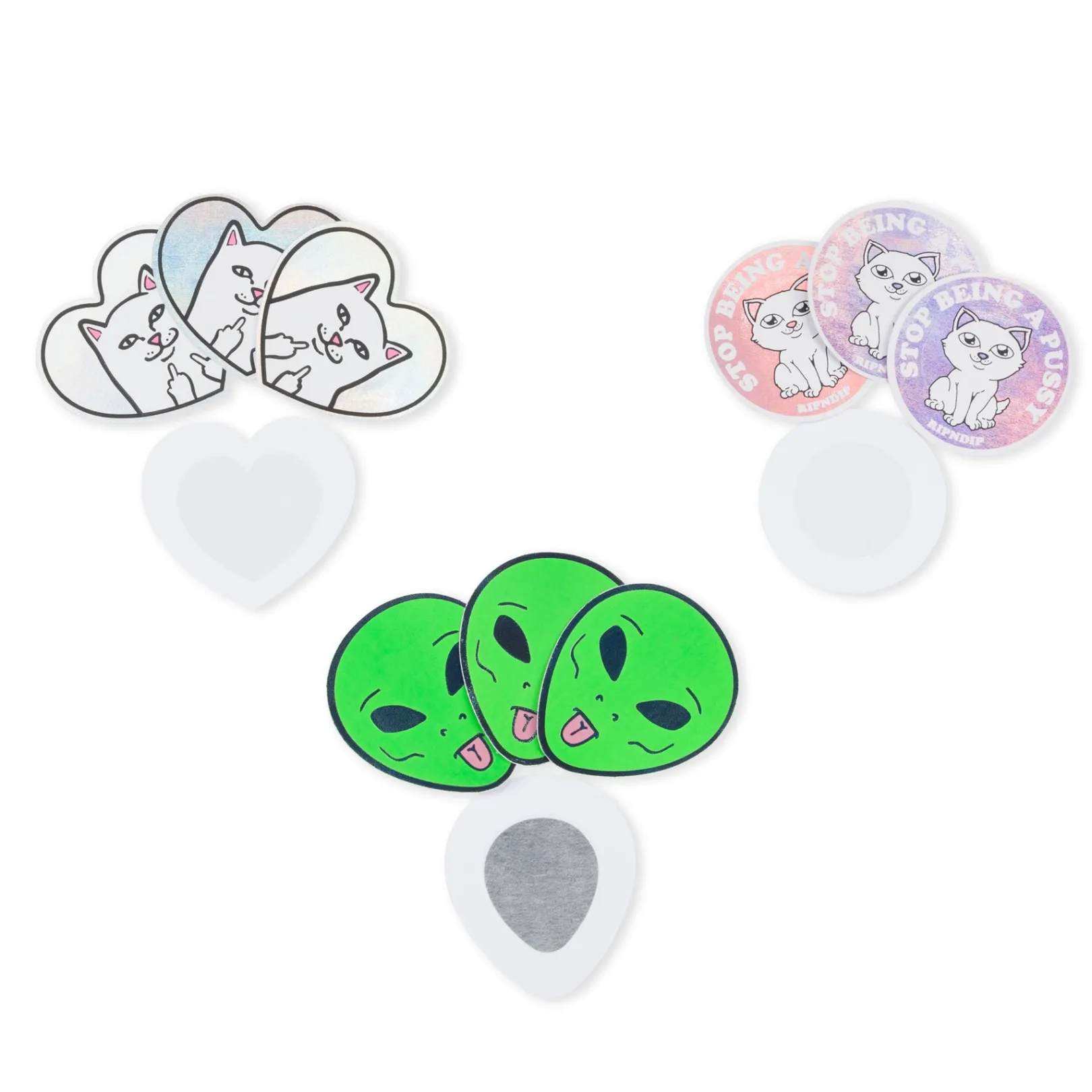 love_peace_and_nerm_pasties_pack_multi_2-1.webp Love Peace and Nerm Pasties Pack (Multi)<Ripndip New