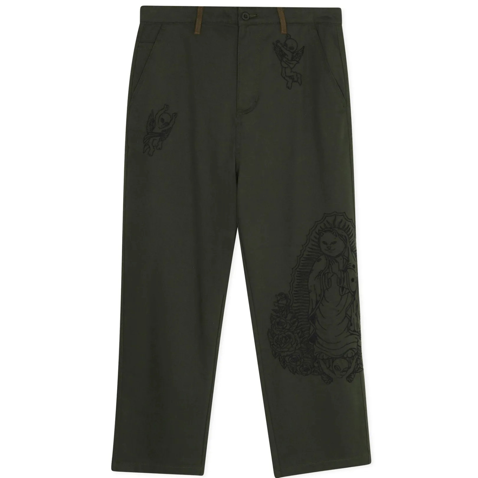Mother Nerm Twill Pants (Dark Olive)<Ripndip Hot