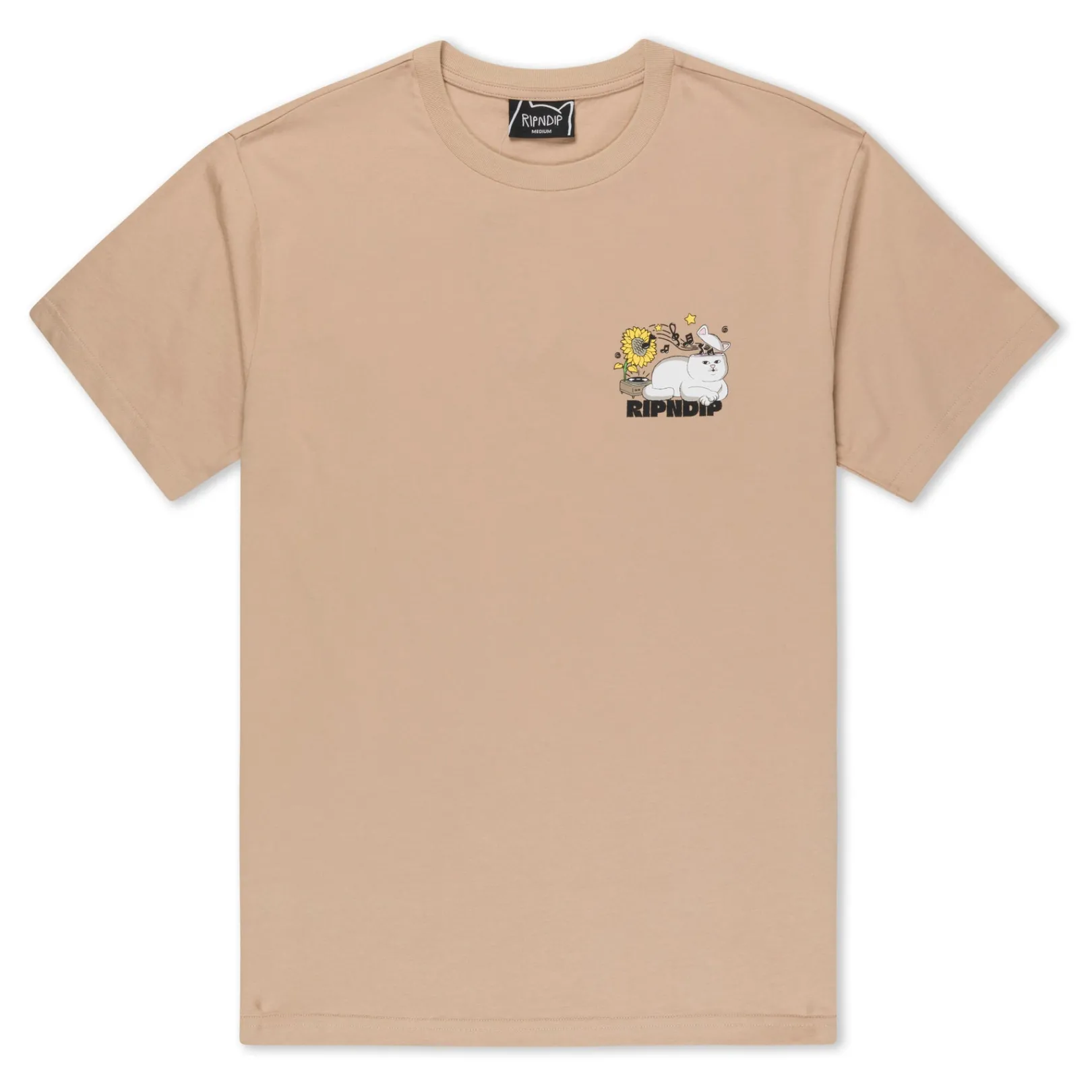 No Music No Life Tee (Almond)<Ripndip Discount