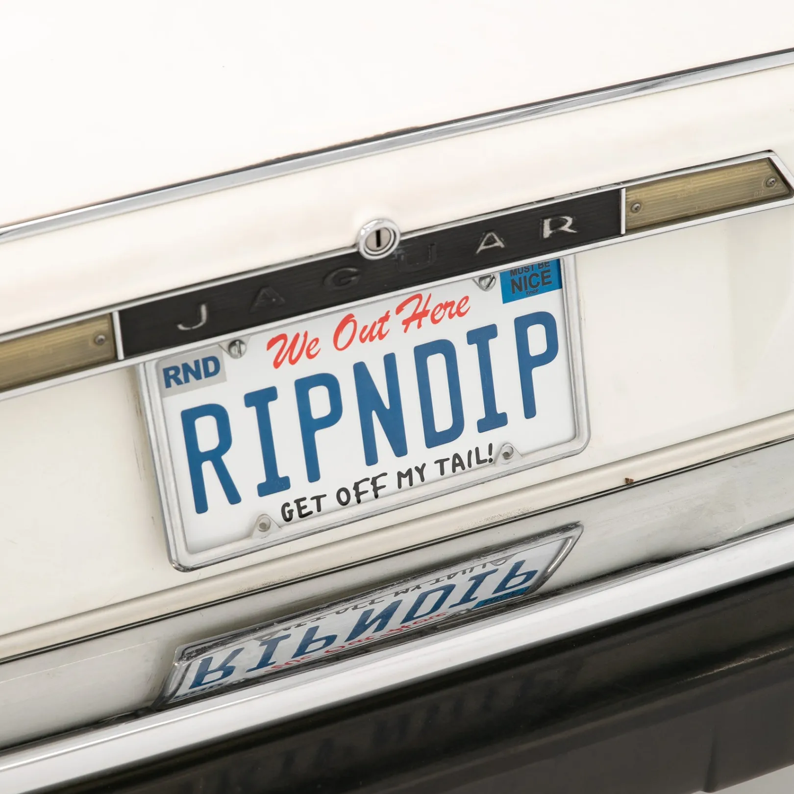 License Plate (White)<Ripndip Cheap