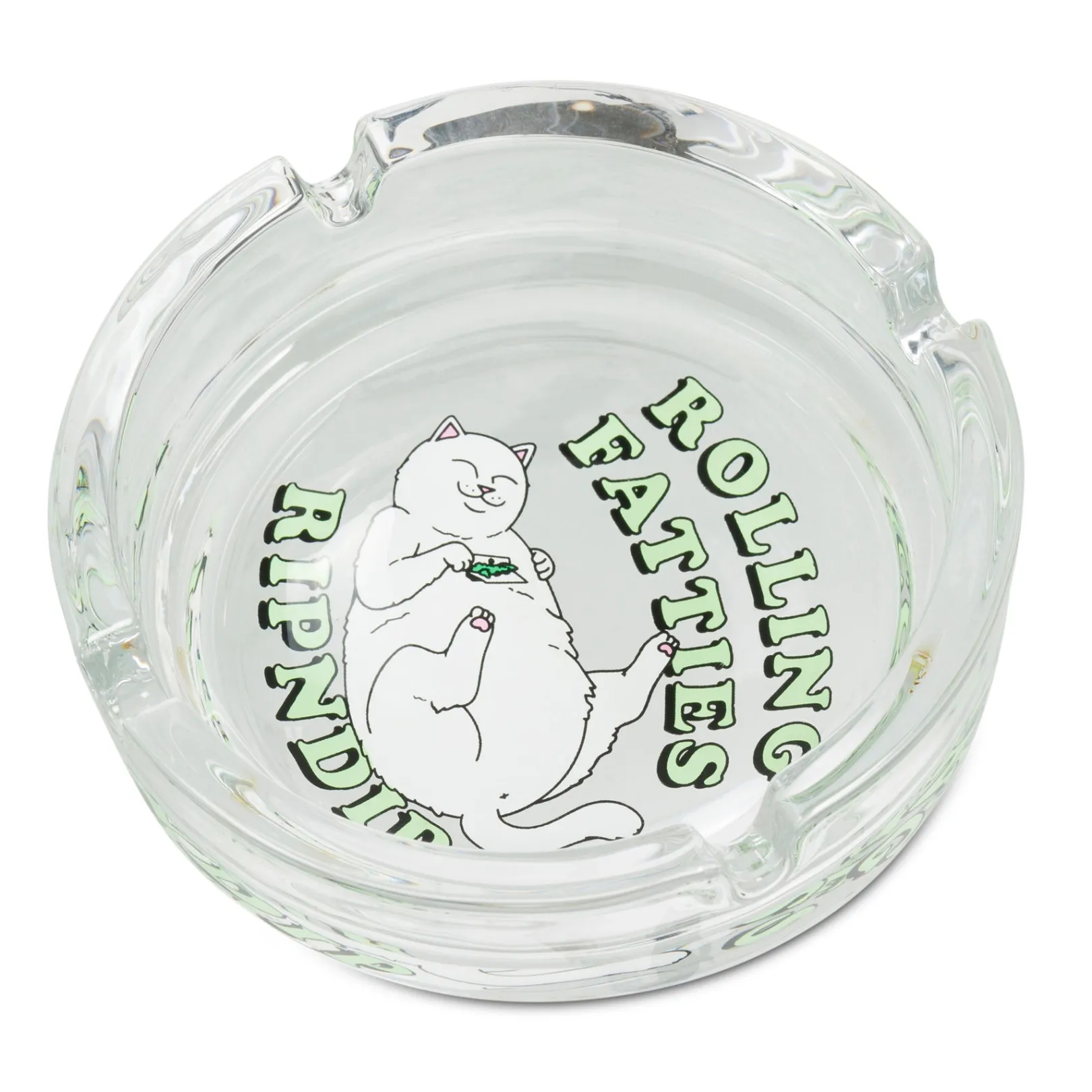 Rolling Fatties Ashtray (Clear)<Ripndip Best