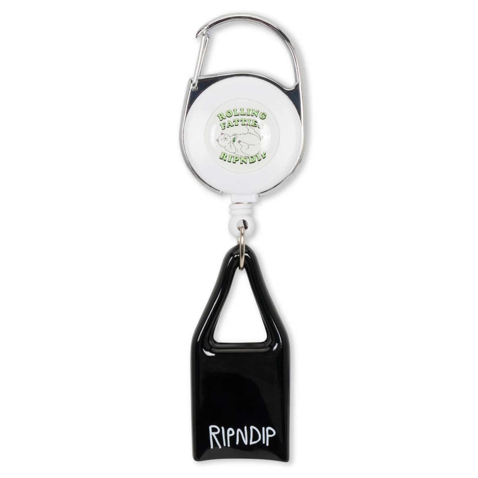 Rolling Fatties Lighter Leash Keychain (Silver/Black )<Ripndip Outlet