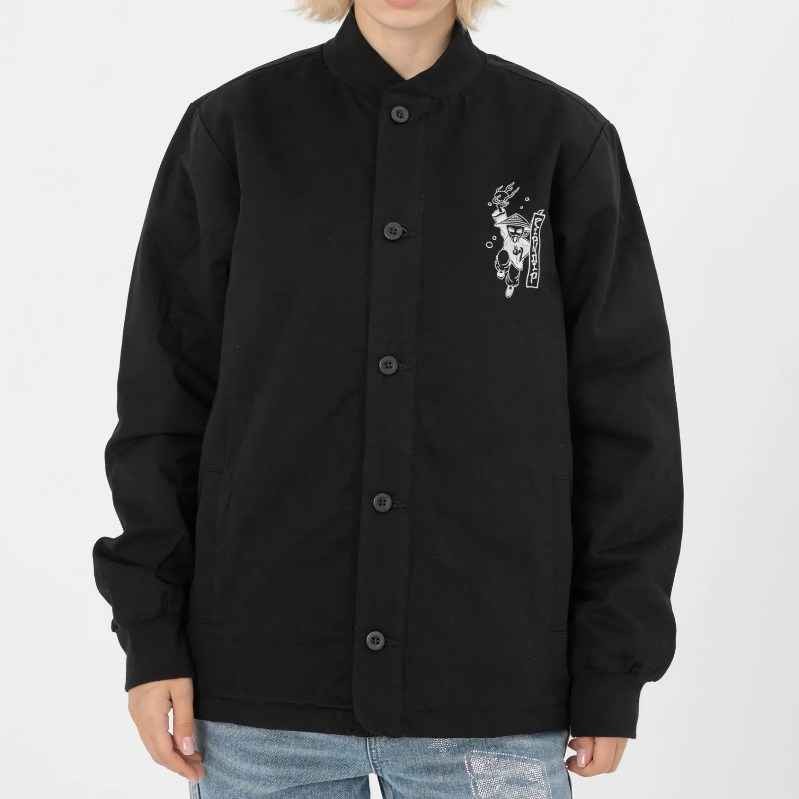 ryu_bomber_jacket_black_2-1.webp Ryu Bomber Jacket (Black)<Ripndip Cheap