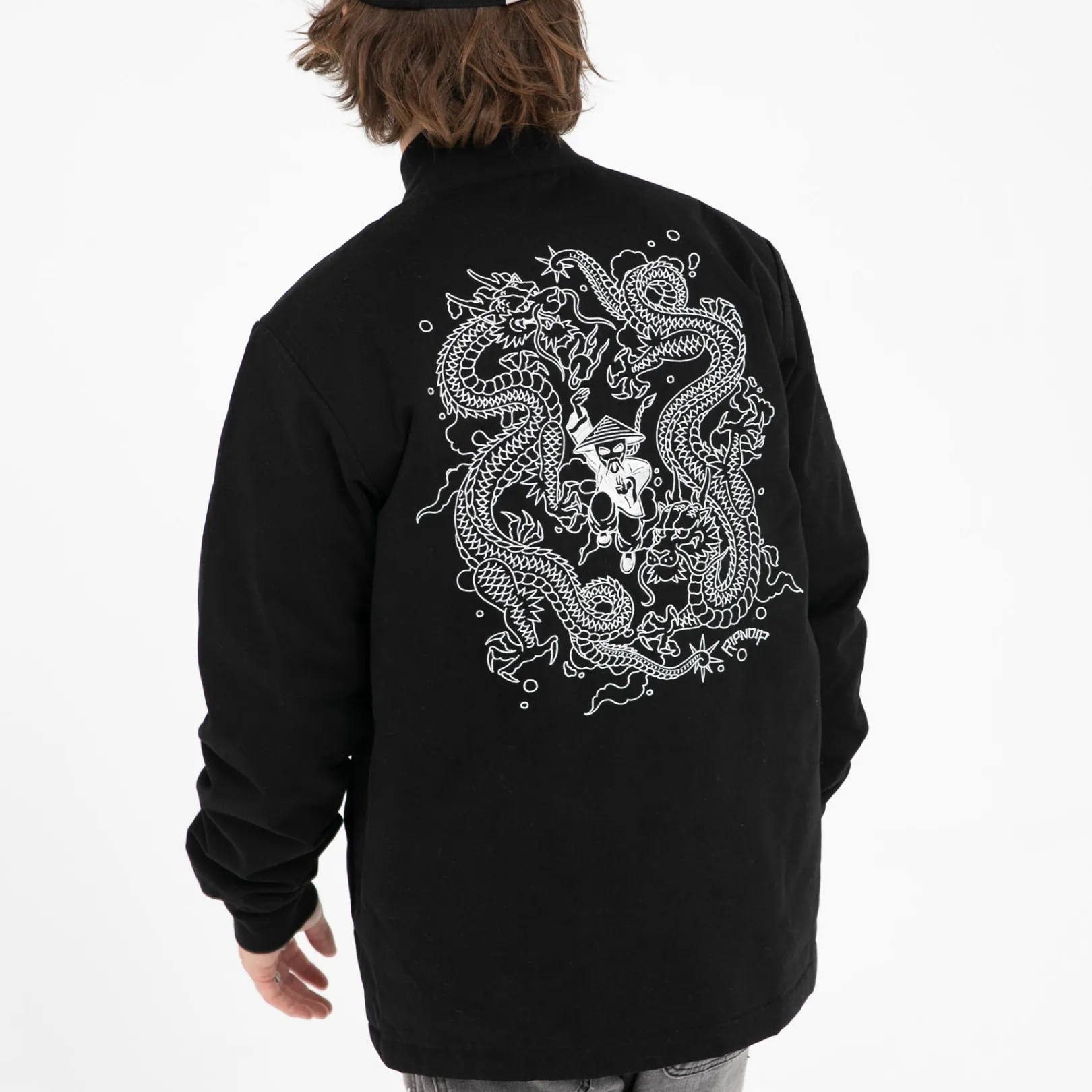 ryu_bomber_jacket_black_3-1.webp Ryu Bomber Jacket (Black)<Ripndip Cheap