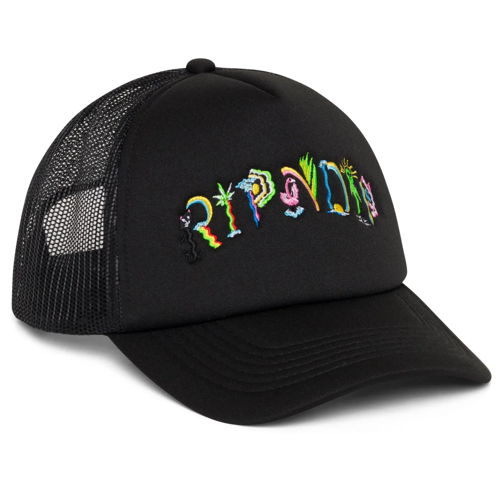 Venice Trucker Hat (Black)<Ripndip Best