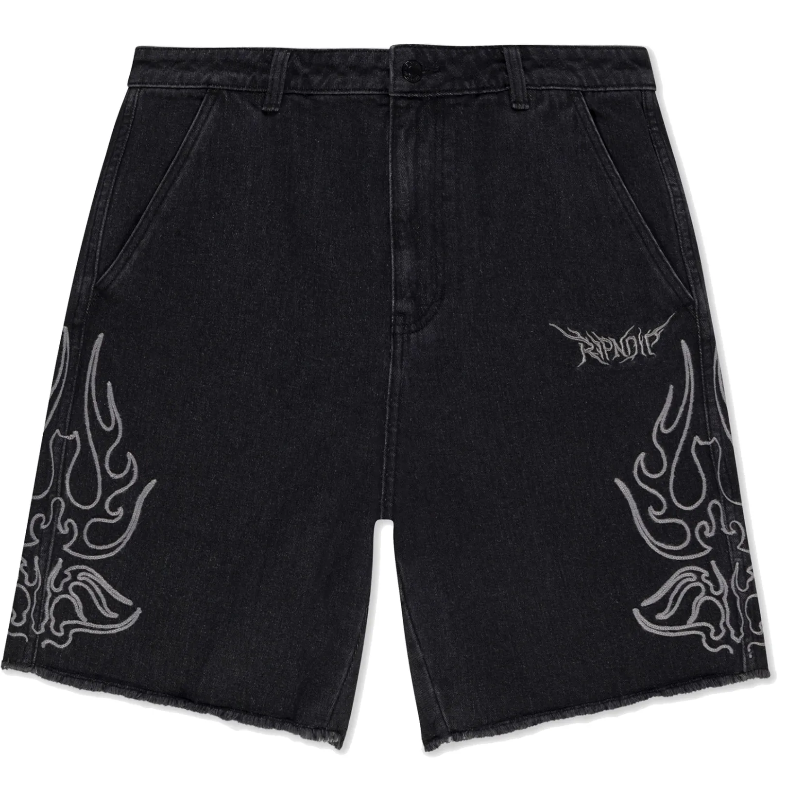 Volt Denim Shorts (Black)<Ripndip Discount