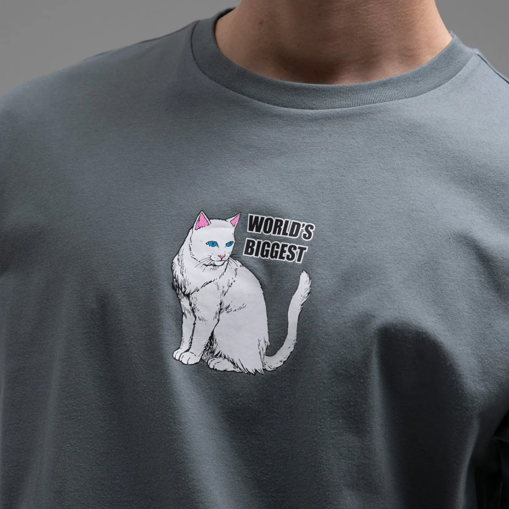 World's Biggest Tee (Charcoal)<Ripndip Sale